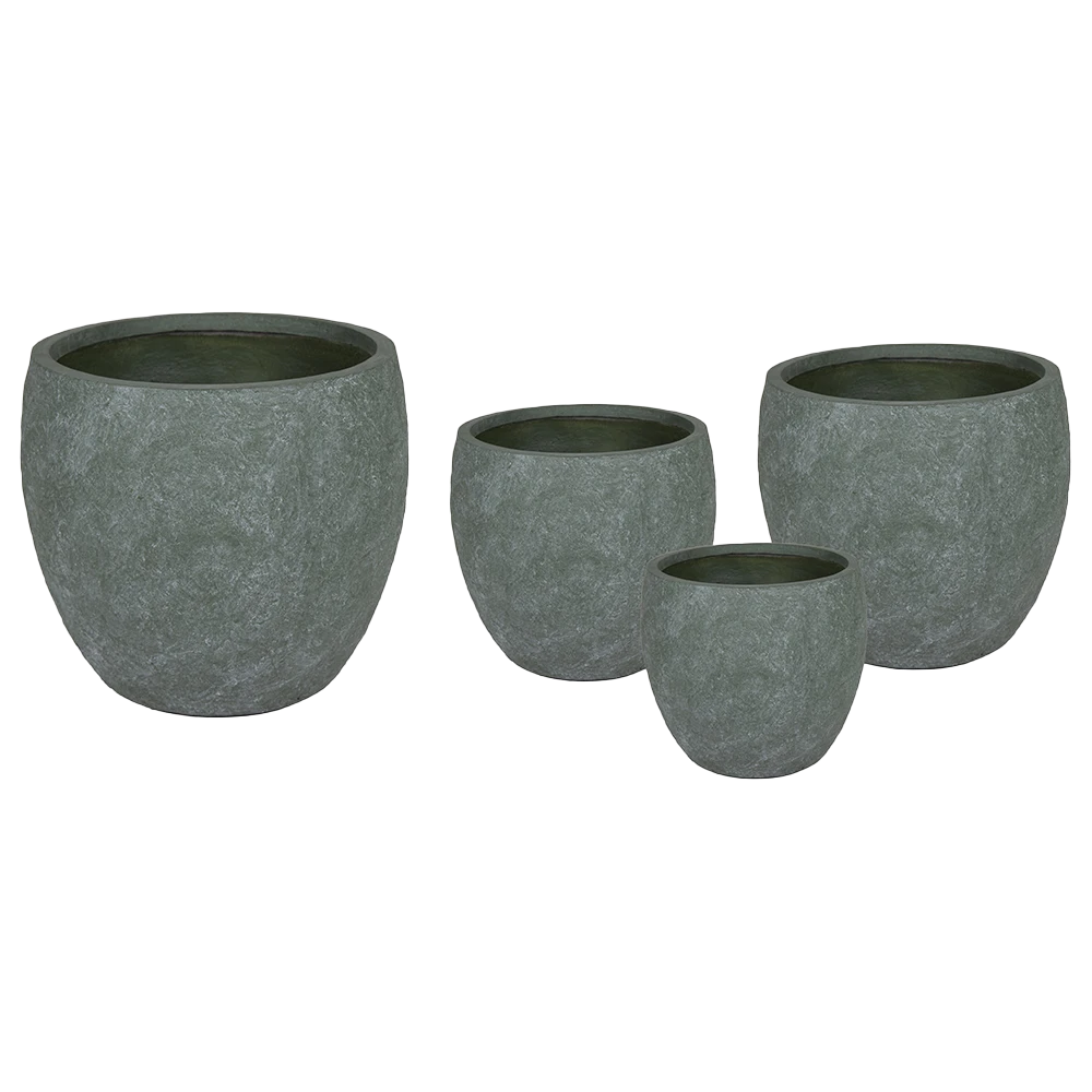 Bloempot Arizona Bullet Cypress Wash - D57 X H50.5cm - Groen 2 Bloempot Arizona Bullet Cypress Wash - D57 X H50.5cm - Groen - Afbeelding 2