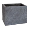 Plantenbak Arizona Cubi - L55 X B55 X H46cm - Donkergrijs