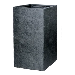 Plantenbak Arizona Cubihi - L28 X B28 X H60cm - Donkergrijs