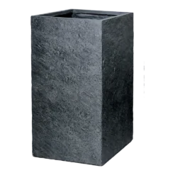 Plantenbak Arizona Cubihi - L40 X B40 X H80cm - Donkergrijs