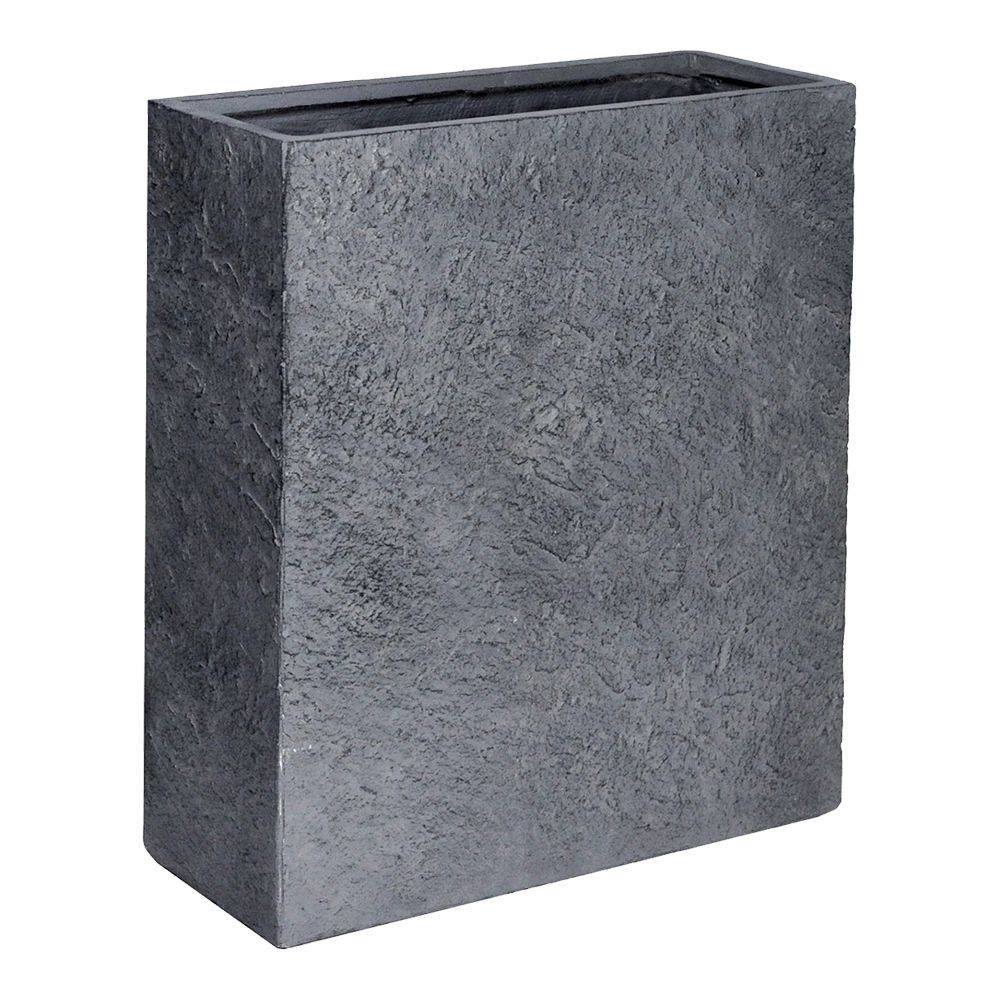 Plantenbak Arizone Terras - L60 X B22 X H72cm - Donkergrijs 1 Plantenbak Arizone Terras - L60 X B22 X H72cm - Donkergrijs