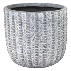 Bloempot Arkansas Egg Washed - D55 X H51cm - Lichtgrijs