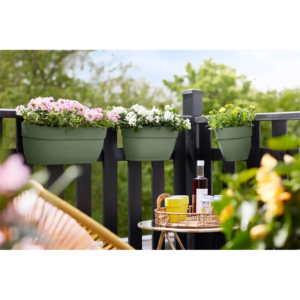 Elho Balkonbak Vibia Campana Easy Hanger Large - Pistache Groen - Afbeelding 5