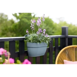 Elho Balkonbak Vibia Campana Easy Hanger Medium - Vintage Blauw -Natuur Hoek Verkoop balkonbak vibia campana easy hanger medium vintage blauw balkonbak vintage blauw 5 1