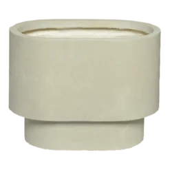 Bloempot Alexis Ovaal - L42 X B27 X H31cm - Beige