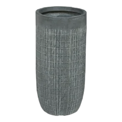 Bloempot Bryan Hoog - D34 X H63,5cm - Grijs