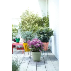 Bloempot Elho Loft Urban Rond 30cm - Pistache Groen -Natuur Hoek Verkoop bloempot elho loft urban rond pistache groen bloempot pistache groen 5 2