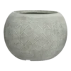 Bloempot Ella - D36 X H27,5cm - Lichtgrijs