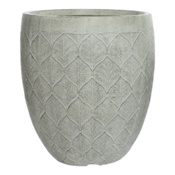 Bloempot Ella - D40 X H43cm - Lichtgrijs