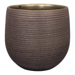 Bloempot Lydia - D26 X H26cm - Shiny Purple