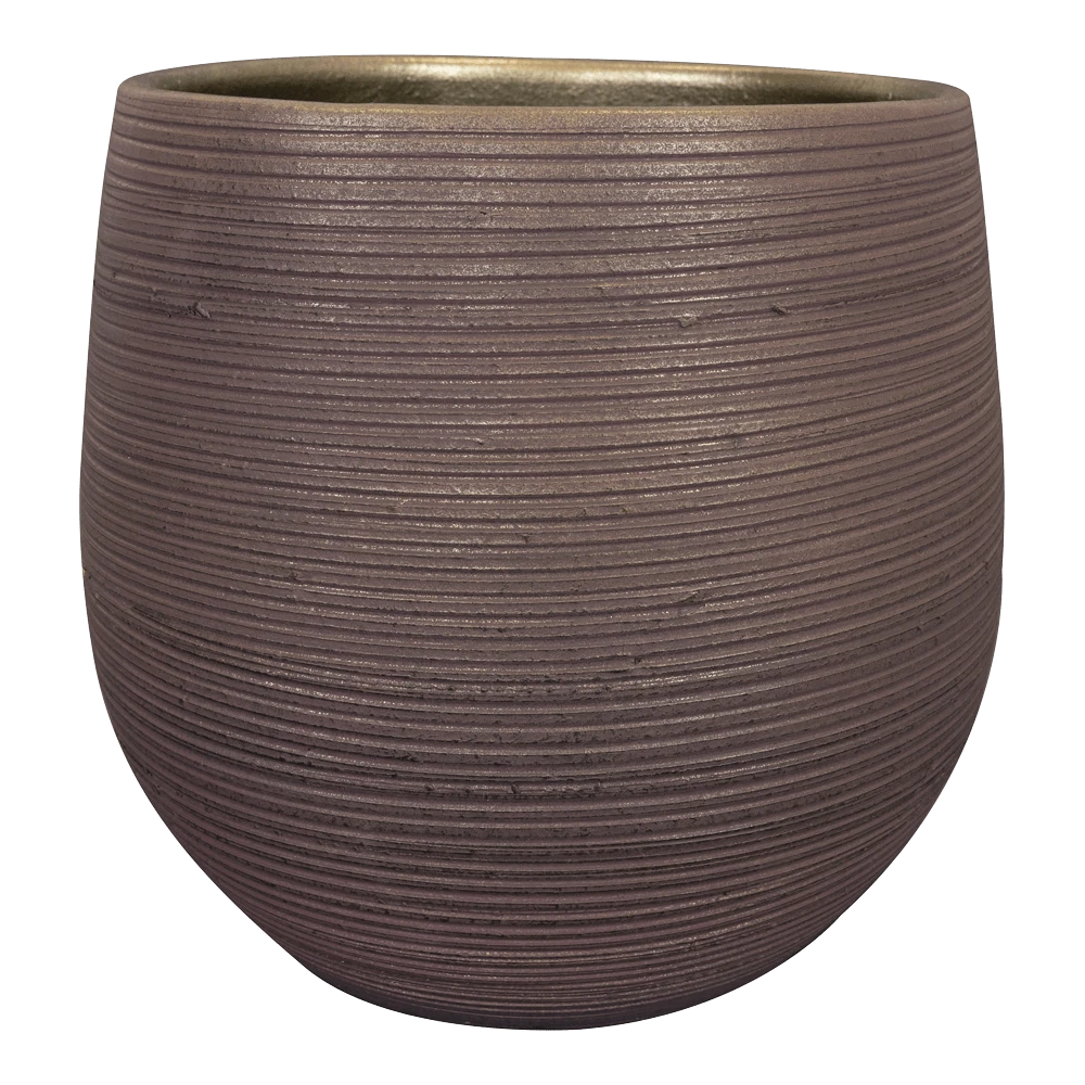 Bloempot Lydia - D31 X H28cm - Shiny Purple 1 Bloempot Lydia - D31 X H28cm - Shiny Purple