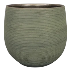 Bloempot Lydia - D36 X H32cm - Shiny Green