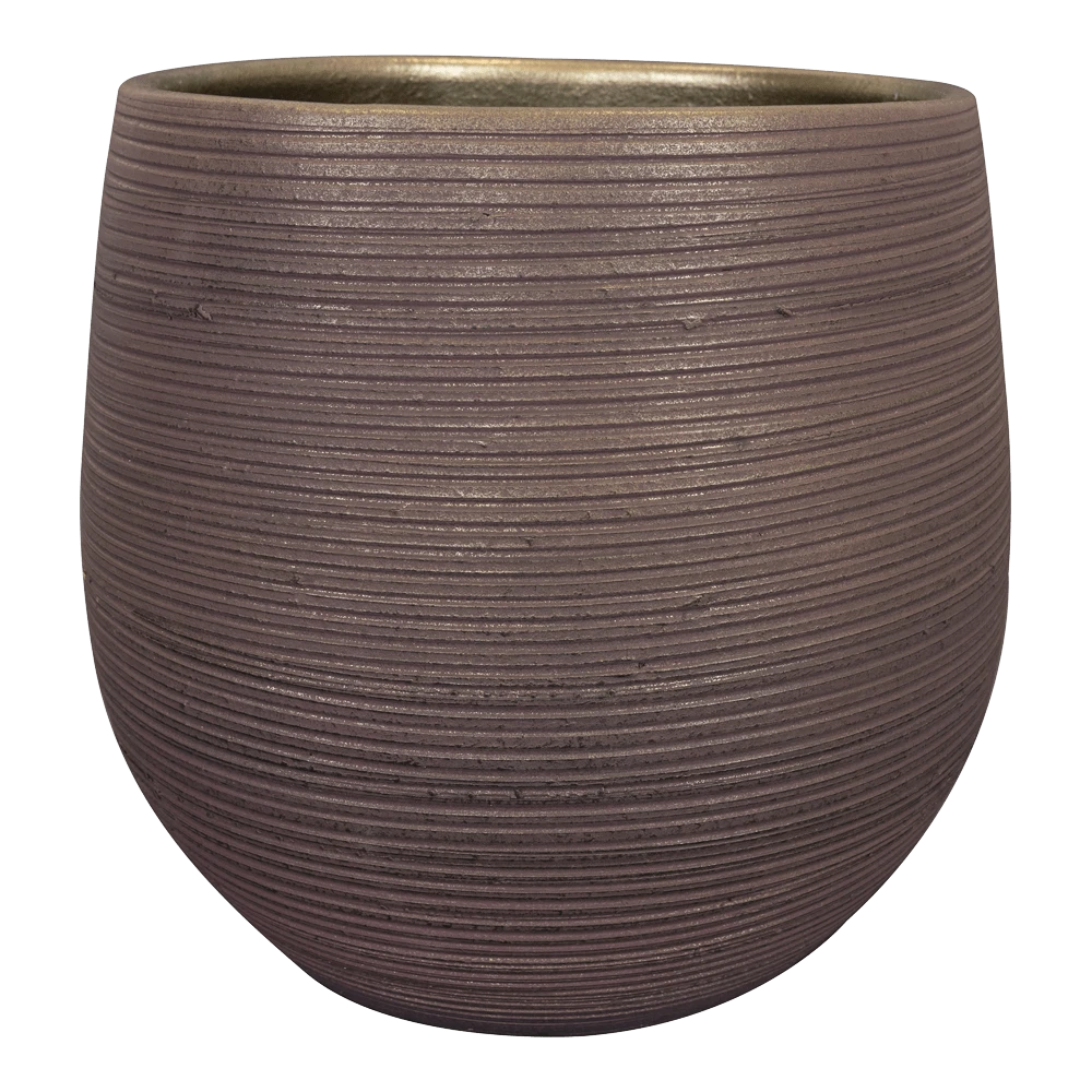 Bloempot Lydia - D36 X H32cm - Shiny Purple 1 Bloempot Lydia - D36 X H32cm - Shiny Purple