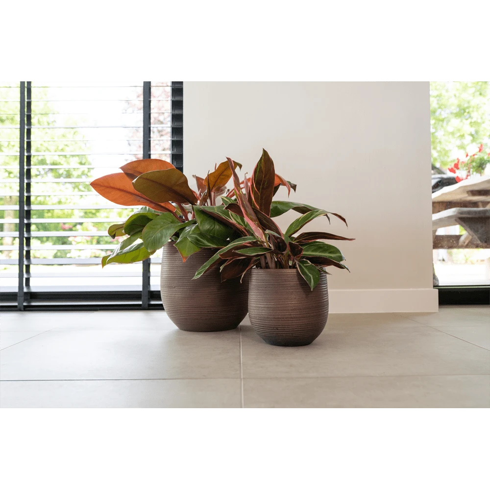 Bloempot Lydia - D36 X H32cm - Shiny Purple 2 Bloempot Lydia - D36 X H32cm - Shiny Purple - Afbeelding 2