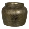 Bloempot Marrakesh - D27 X H25cm - Zilver Goud