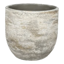 Bloempot Miami - D39 X H36cm - Grijs