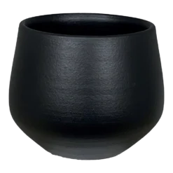 Bloempot Petra - D27 X H24cm - Mat Zwart