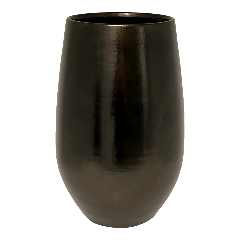 Bloempot Petra Hoog - D23 X H35cm - Koper 1 Bloempot Petra Hoog - D23 X H35cm - Koper