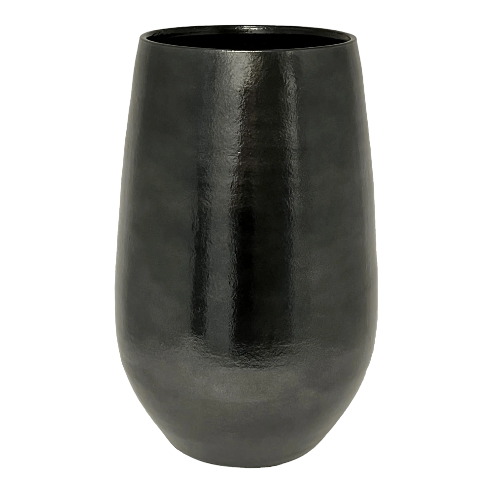 Bloempot Petra Hoog - D23 X H35cm - Platinum 1 Bloempot Petra Hoog - D23 X H35cm - Platinum