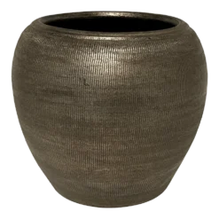 Bloempot Phoenix - D24 X H22cm - Zilver