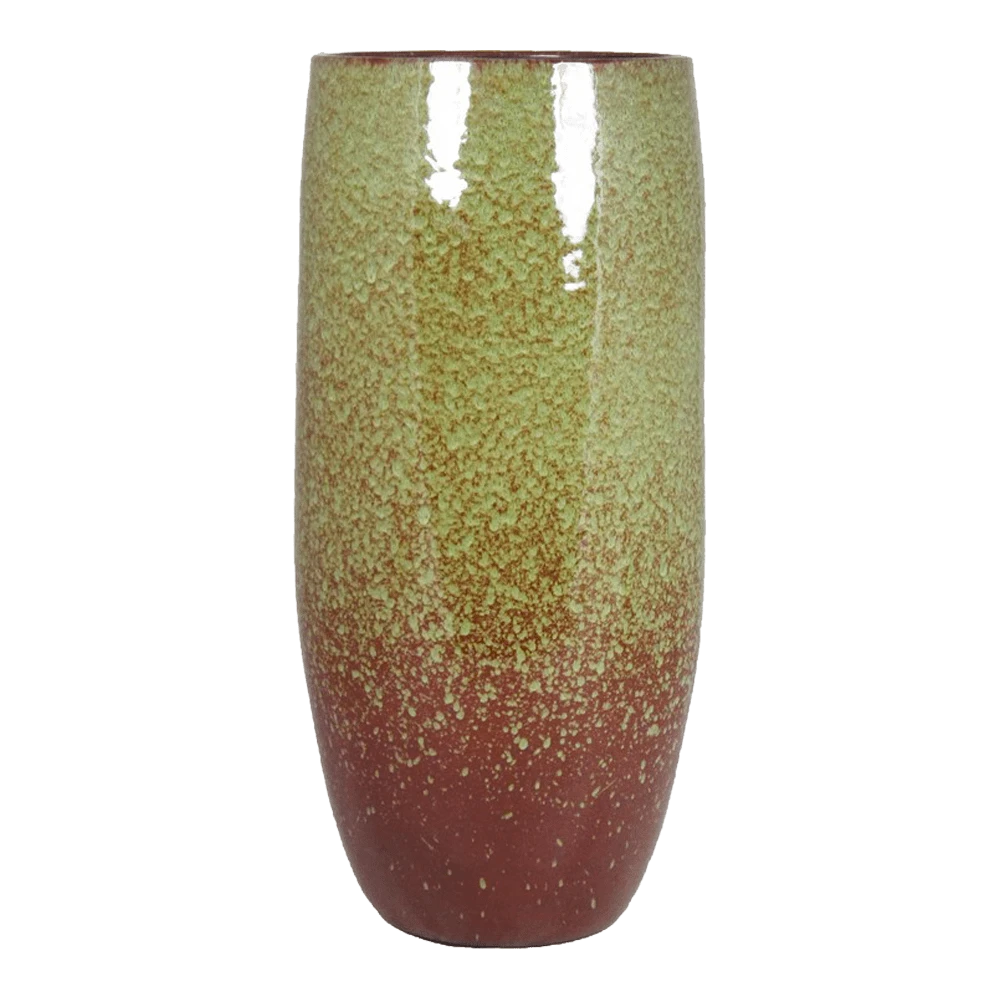 Bloempot Sepp Hoog - D20 X H45cm - Groen 1 Bloempot Sepp Hoog - D20 X H45cm - Groen