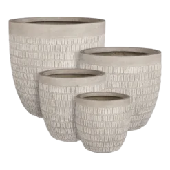 Bloempot Tallinn - D31 X H31cm - Taupe