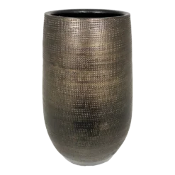 Bloempot Tokio Hoog - D28 X H60cm - Goud