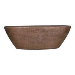 Bloempot Mira Ovaal - L69 X B17 X H25cm - Koper