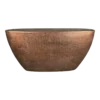Bloempot Mira Ovaal - L73 X B17 X H36cm - Koper
