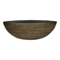 Bloempot Ryan Ovaal - L35 X B12 X H12cm - Shiny Gold