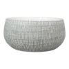 Plantenschaal Ryan - D28 X H13cm - White Black