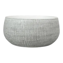 Plantenschaal Ryan - D28 X H13cm - White Black
