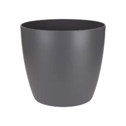 Bloempot Elho Brussels Rond 25cm - Antraciet