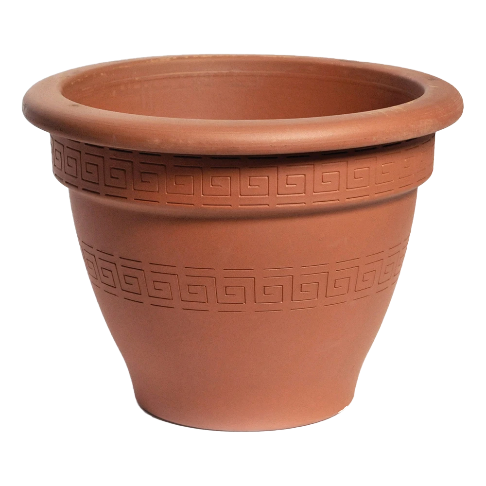 Bloempot Campana - D37 X H27cm - Oranje 1 Bloempot Campana - D37 X H27cm - Oranje