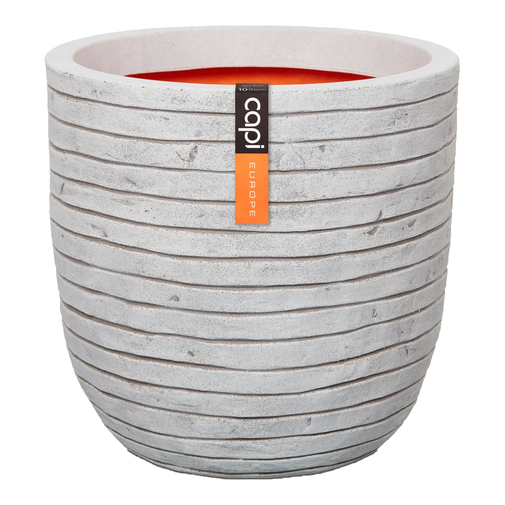 Capi Bloempot Bol Nature Row NL - D54 X H52cm - Ivoor 1 Capi Bloempot Bol Nature Row NL - D54 X H52cm - Ivoor