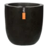 Capi Bloempot Bol Lux Terrazo - D28 X H26cm - Zwart