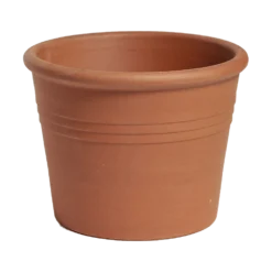 Bloempot Cillindro Bordato - D33 X H25cm - Oranje