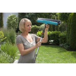 Combisysteem Straatbezem Met Schraper - Gardena -Natuur Hoek Verkoop combisysteem straatbezem met schraper gardena 6 6