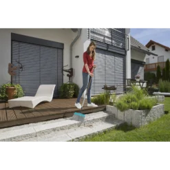 Combisysteem Terrasbezem - 32cm - Grijs - Gardena -Natuur Hoek Verkoop combisysteem terrasbezem 32cm grijs gardena 5 2