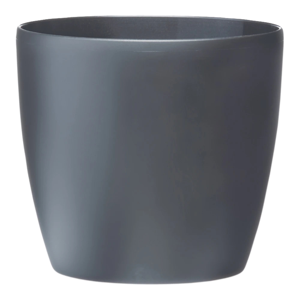 Bloempot Elho Brussels Rond 47cm - Met Wielen - Antraciet 1 Bloempot Elho Brussels Rond 47cm - Met Wielen - Antraciet