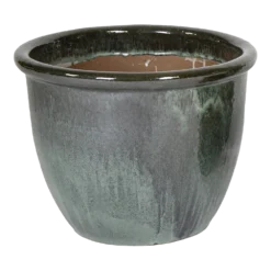 Bloempot Glazed Hp001 - D39 X H30cm - Groen