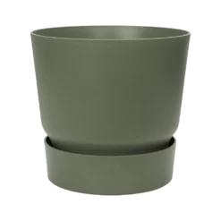 Elho Bloempot Greenville Rond 25cm - Bladgroen