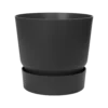 Elho Bloempot Greenville Rond 30cm - Living Black