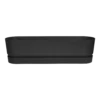 Bloembak Elho Greenville Terrace Long 70cm - Met Wielen - Living Black