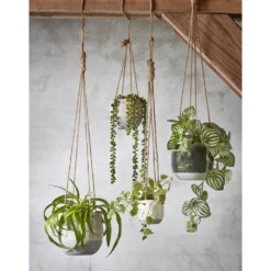 Hangpot Resa - D18,5 X H17cm - Lichtgrijs 9 Hangpot Resa - D18,5 X H17cm - Lichtgrijs -Natuur Hoek Verkoop hangpot resa d18 5 x h17cm lichtgrijs hangpot 5 1