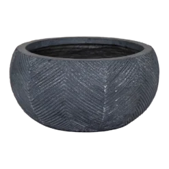 Plantenschaal Iowa Bullet - D56 X H28cm - Donkergrijs