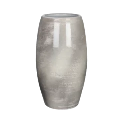 Bloempot Lester Hoog - D30 X H50cm - Lichtgrijs