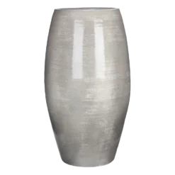 Bloempot Lester Hoog - D39 X H70cm - Lichtgrijs