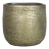 Muur Bloempot Mira - D18 X H16cm - Goud