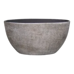 Bloempot Mira Ovaal - L49 X B20 X H25cm - Wit